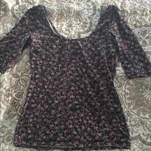 Garage medium off the shoulder shirt